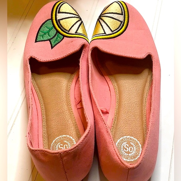 Lush Pink Summer Lemon Flats by Authentic American Heritage size 8 - Picture 7 of 7